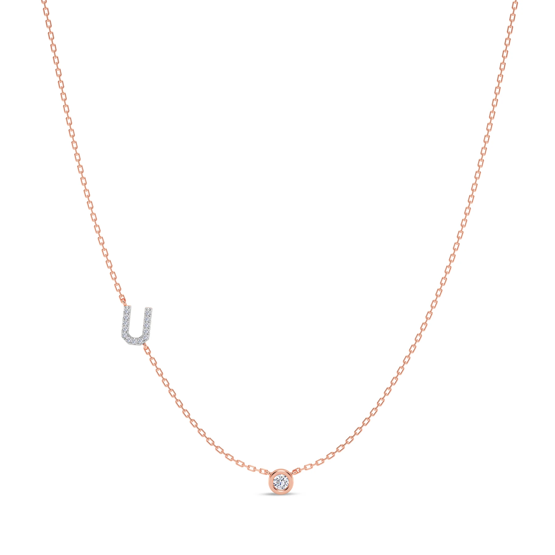 Lisa "U" 1/7 Carat T.W. Lab Grown Diamond Pendant