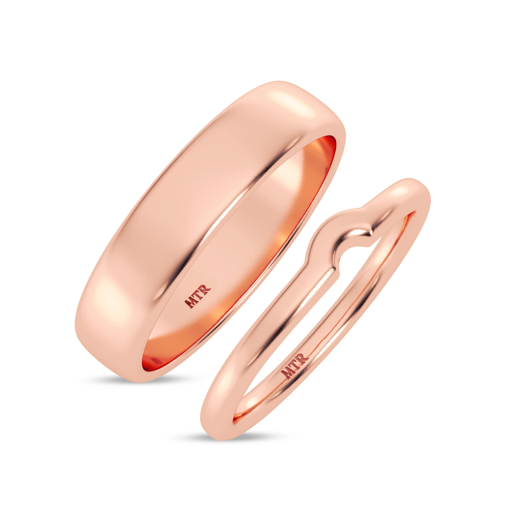 Amari Wedding Band Set - view 1