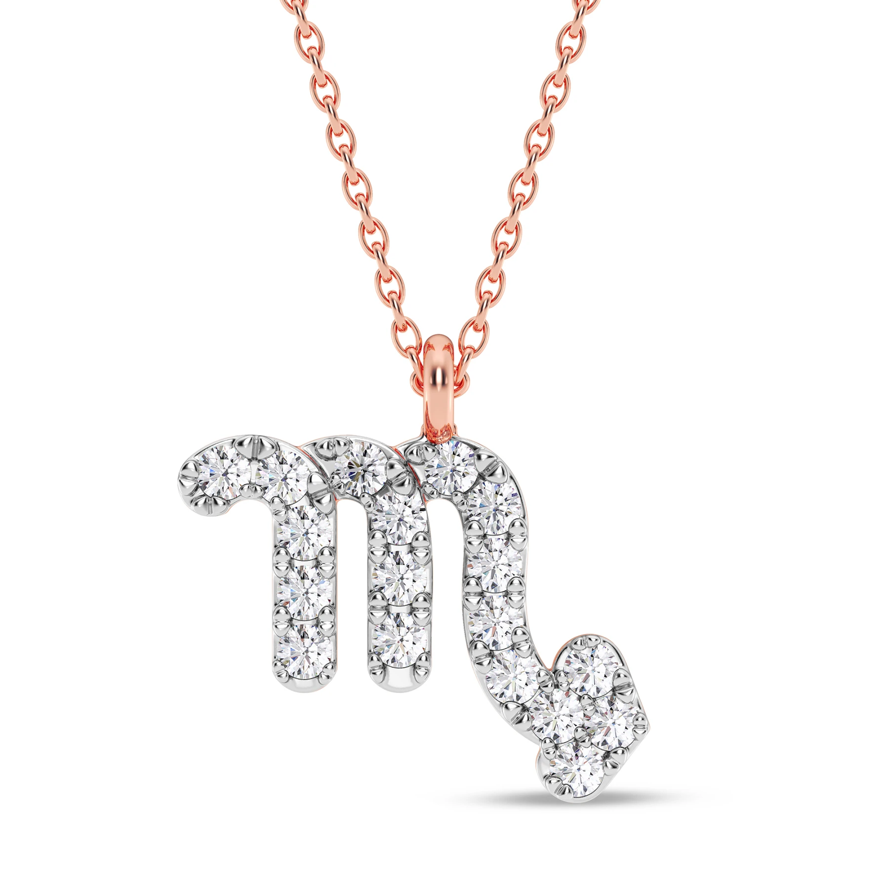 Sunsign Scorpion 1/10 Carat T.W. Lab Grown Diamond Pendant