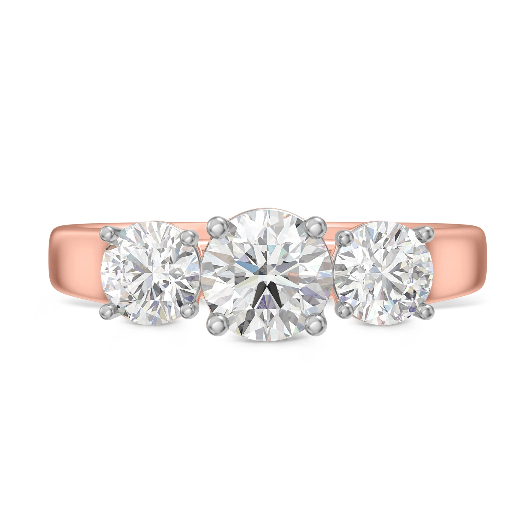 Fraya 2 ct tw. Lab Grown Diamond Round Solitaire Engagement Ring - view 1