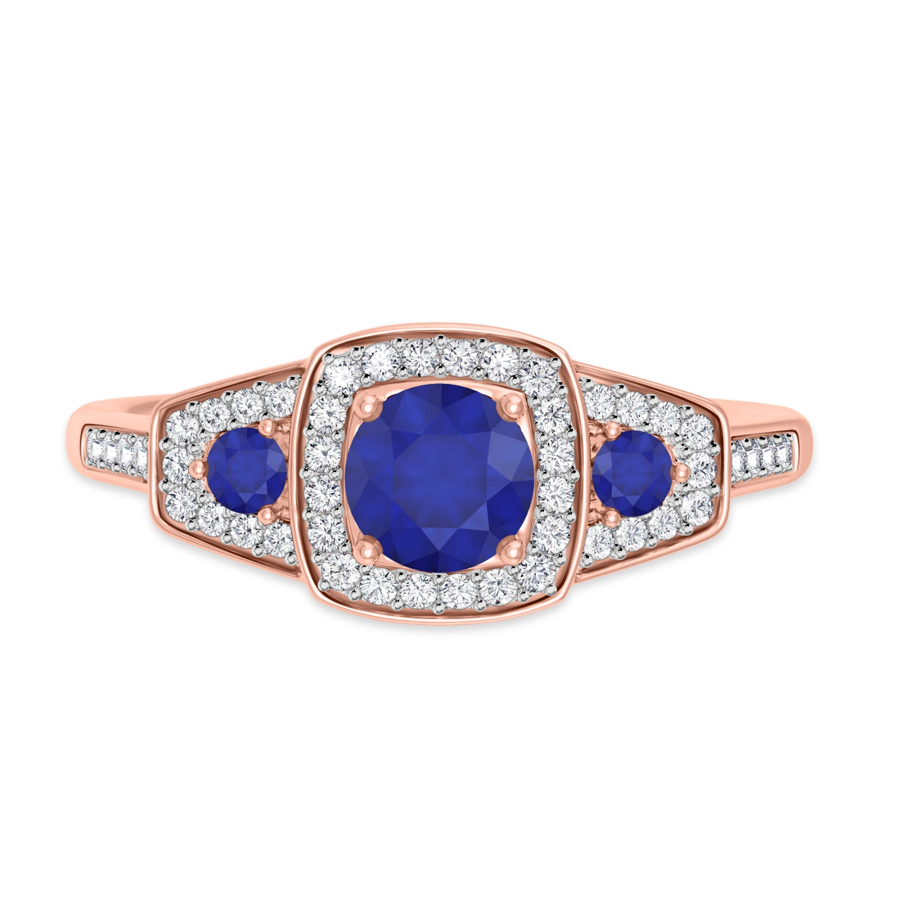 Diantha 1 CT. T.W. and diamond Engagement Ring