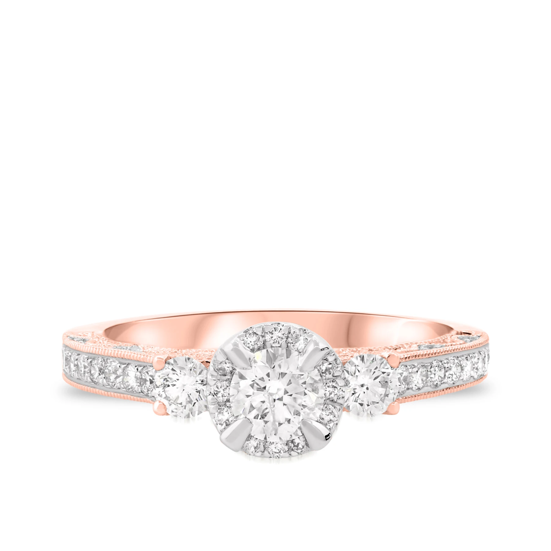 Kayla 1 ct tw. Diamond Round Solitaire Engagement Ring - view 1