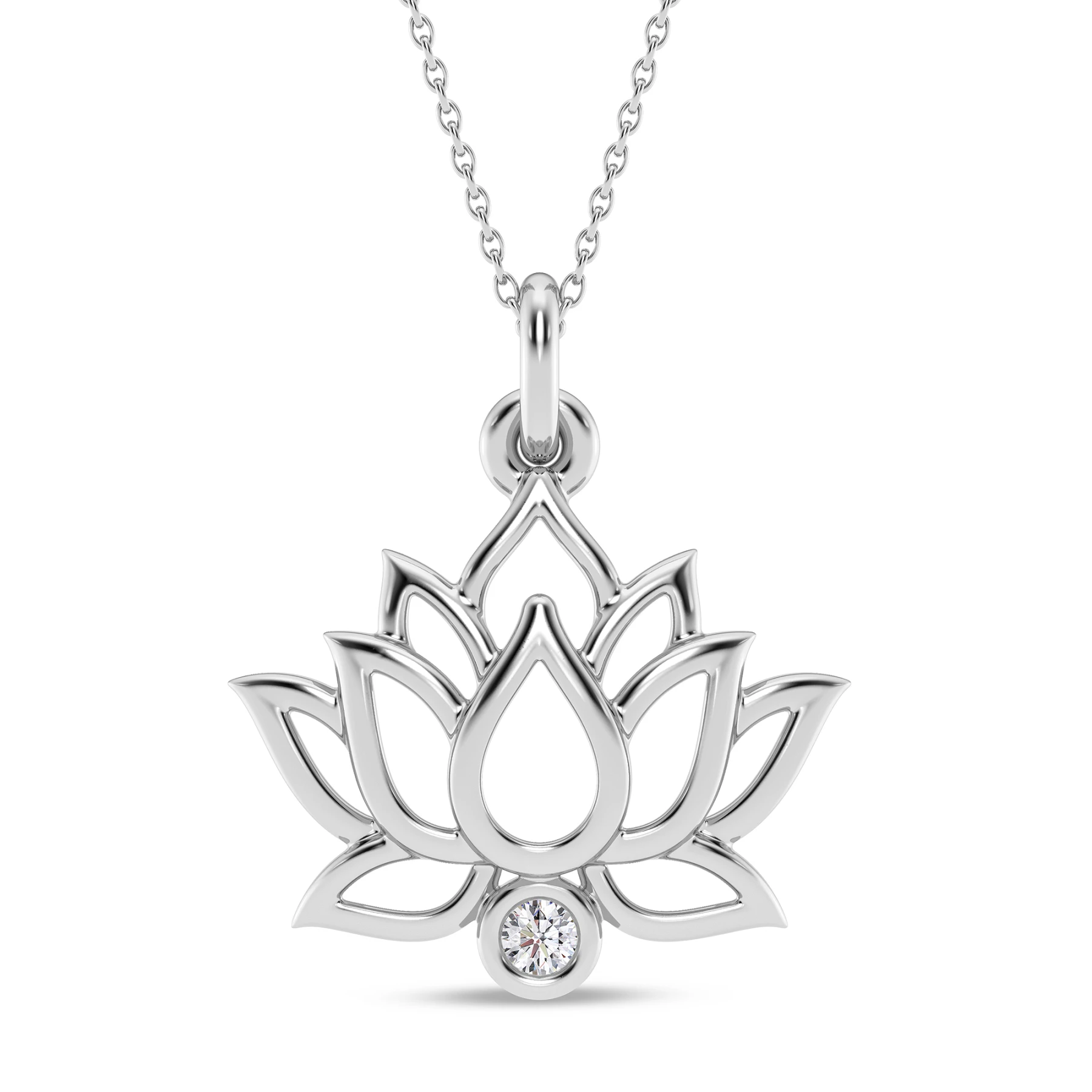 Padma 1/25 Carat T.W. Lab Grown Diamond Pendant