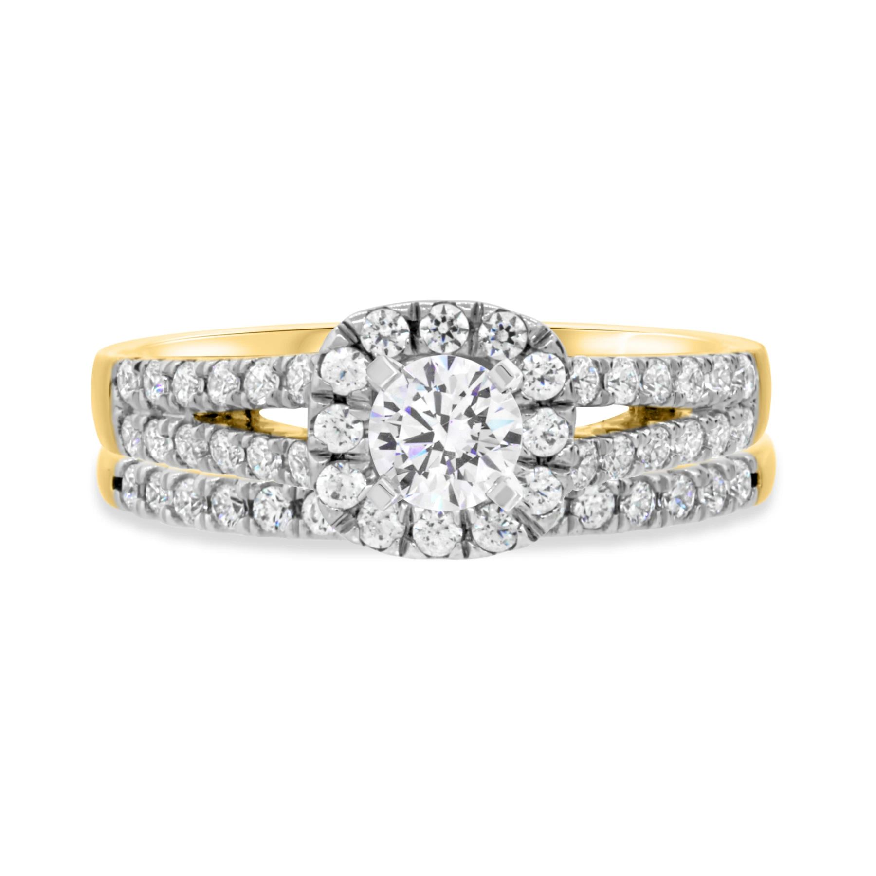Carson 1 1/7 ct tw. Lab Grown Diamond Round Solitaire Bridal Set - view 1