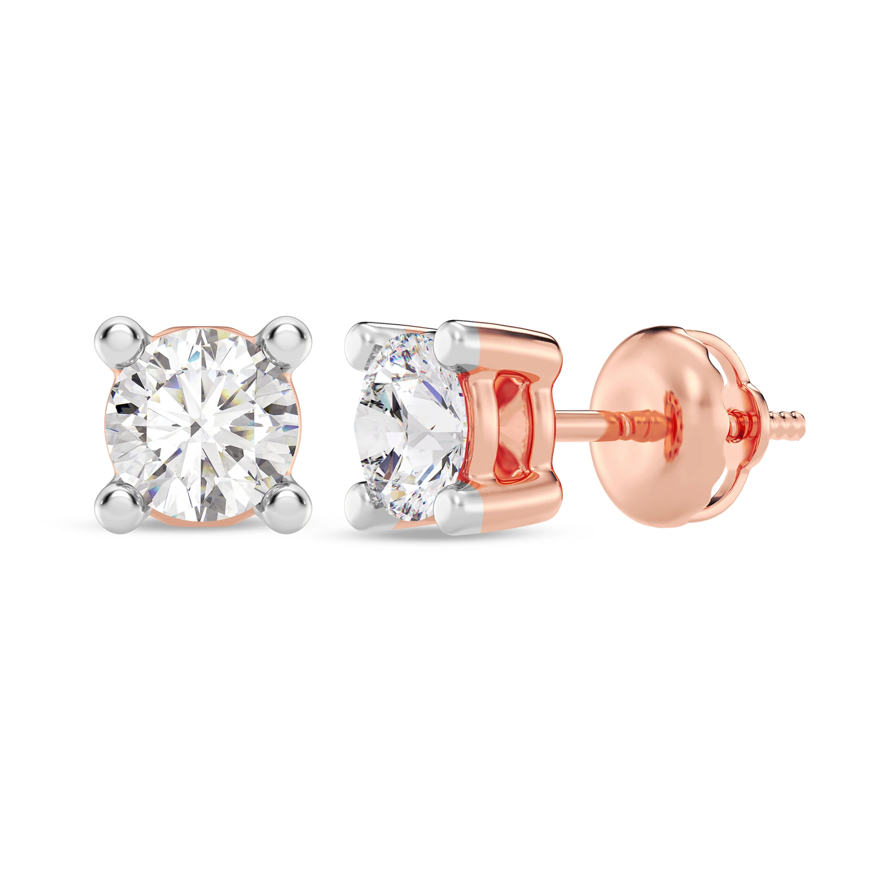 Lavita 5/8 CT. T.W. Lab Grown Diamond Solitaire Earring