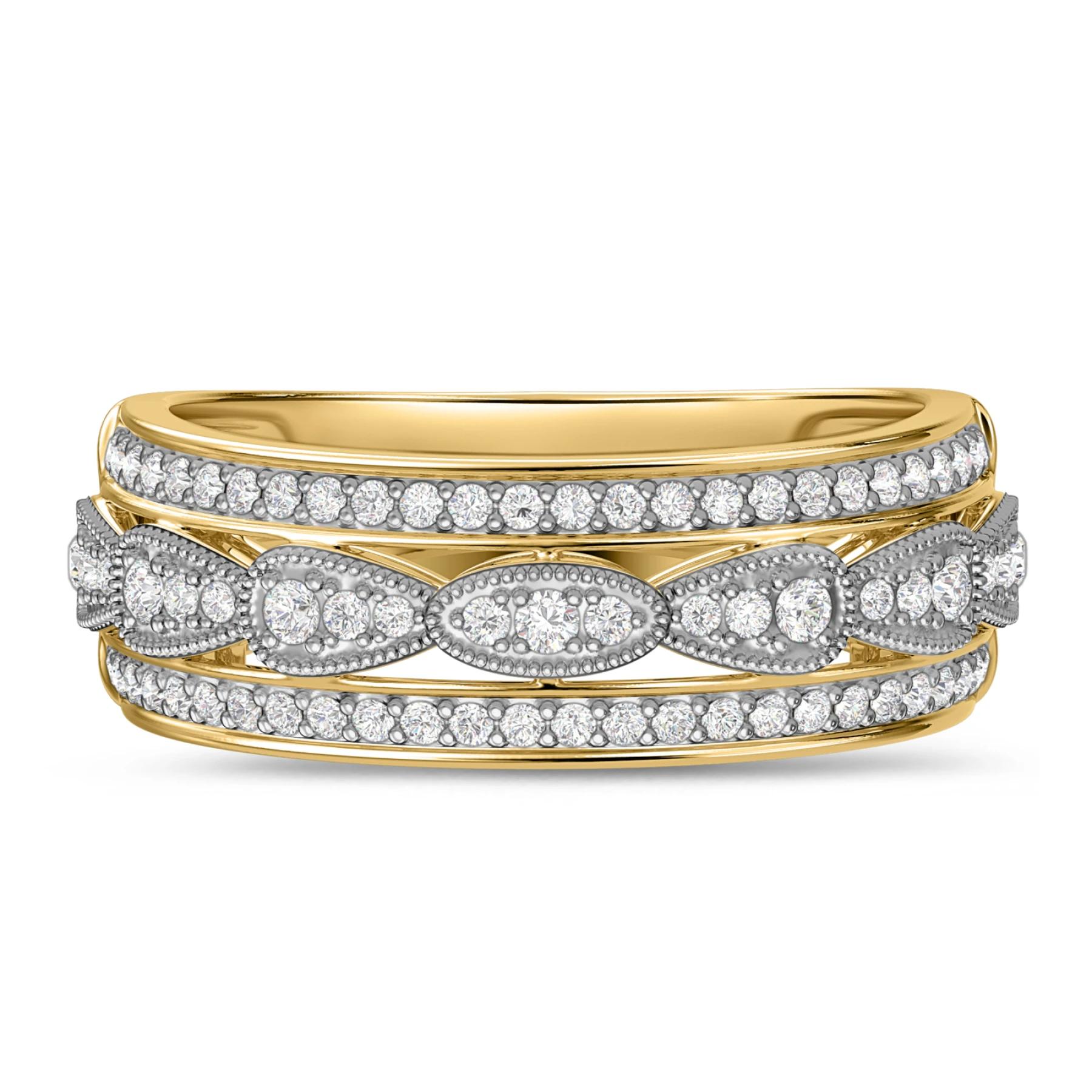 Fiora 1/2 ct tw. Lab Grown Diamonds Mens Band