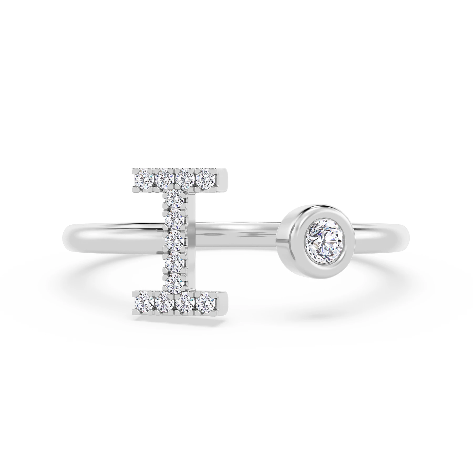 Lisa "I" 1/10 ct tw. Lab Grown Diamond Ring - view 1