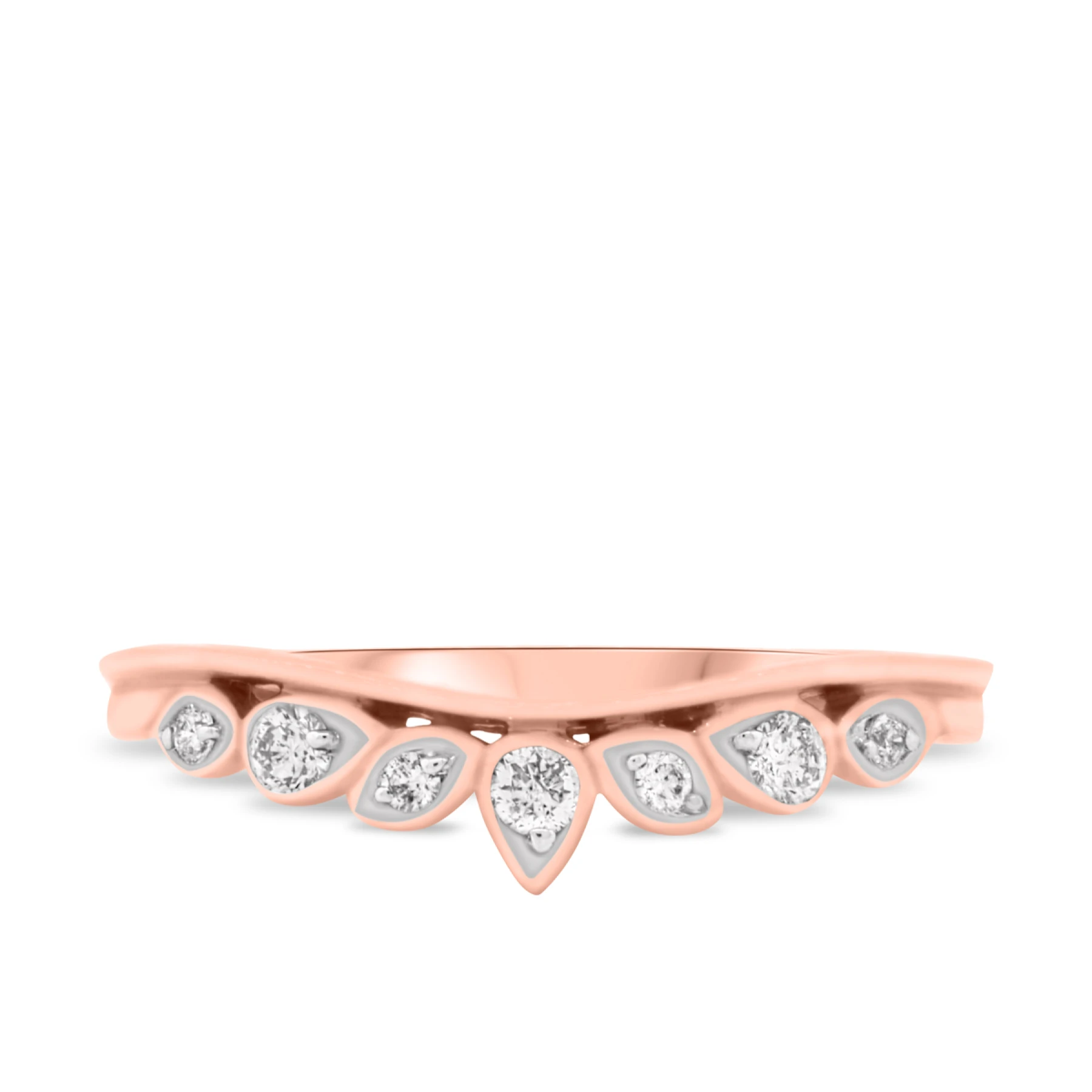 Amira 1/8 ct tw. Black Diamond (Treated) Ladies Band