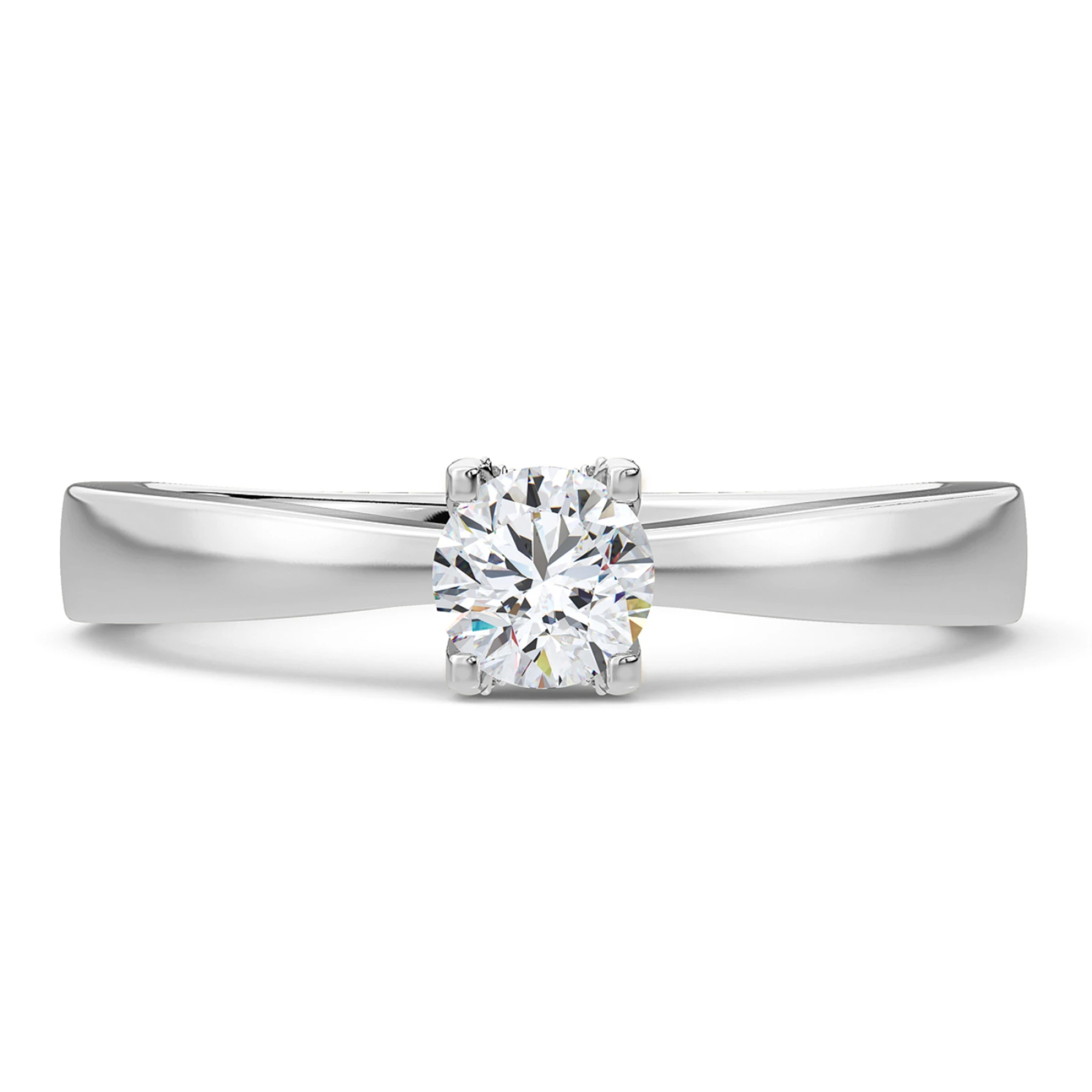 Ofu 3/4 ct tw. Lab Grown Diamond Round Solitaire Engagement Ring 950 - view 1