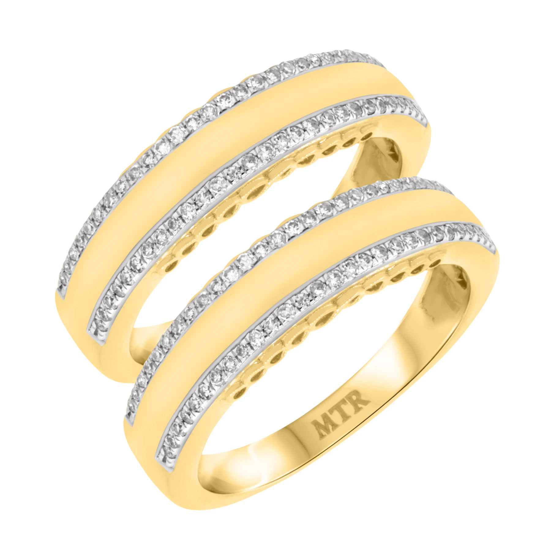 Hope 1/2 ct tw. Lab Grown Diamond Same Sex Mens Band Set - view 1