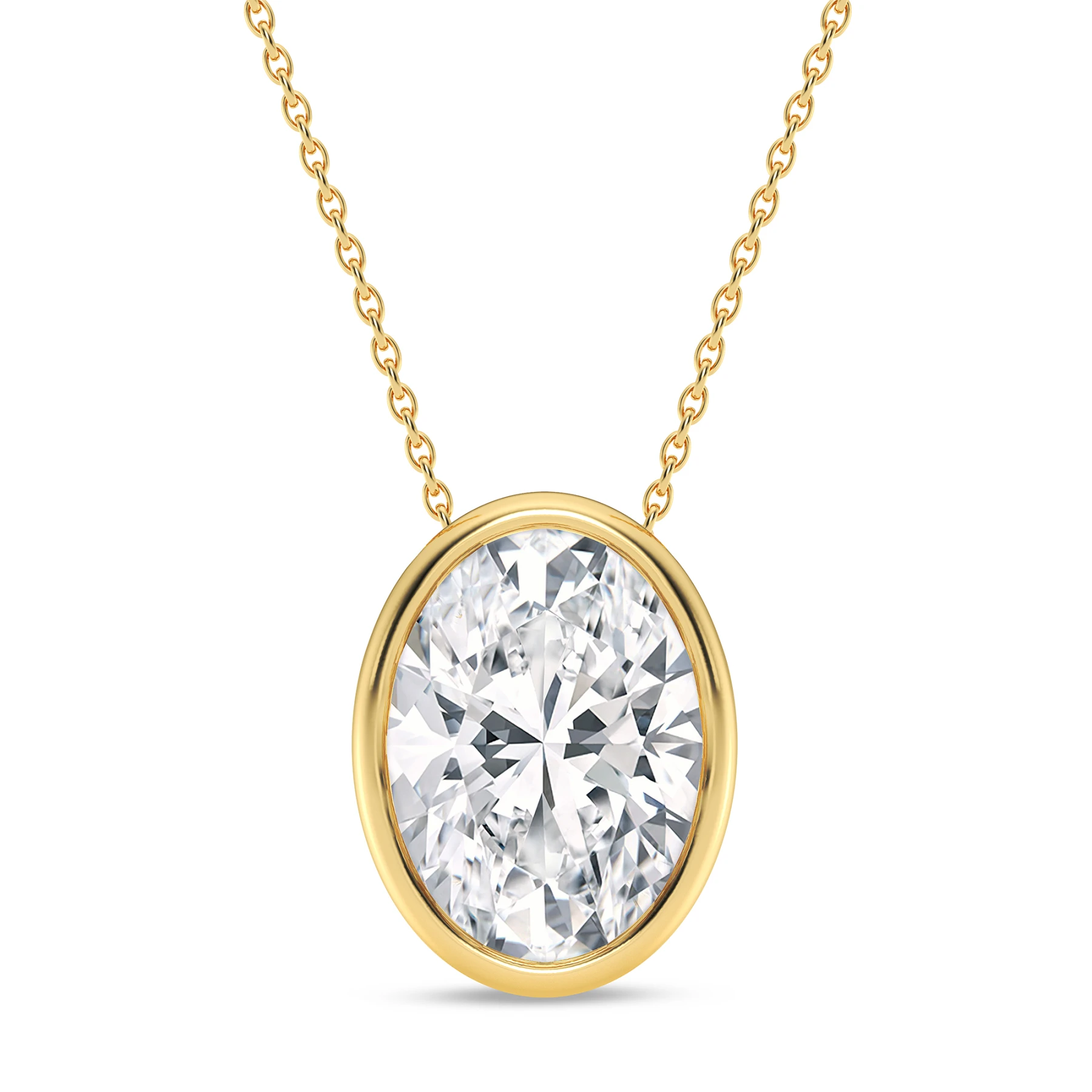 Adora 3 Carat T.W. Lab Grown Diamond Solitaire Pendant