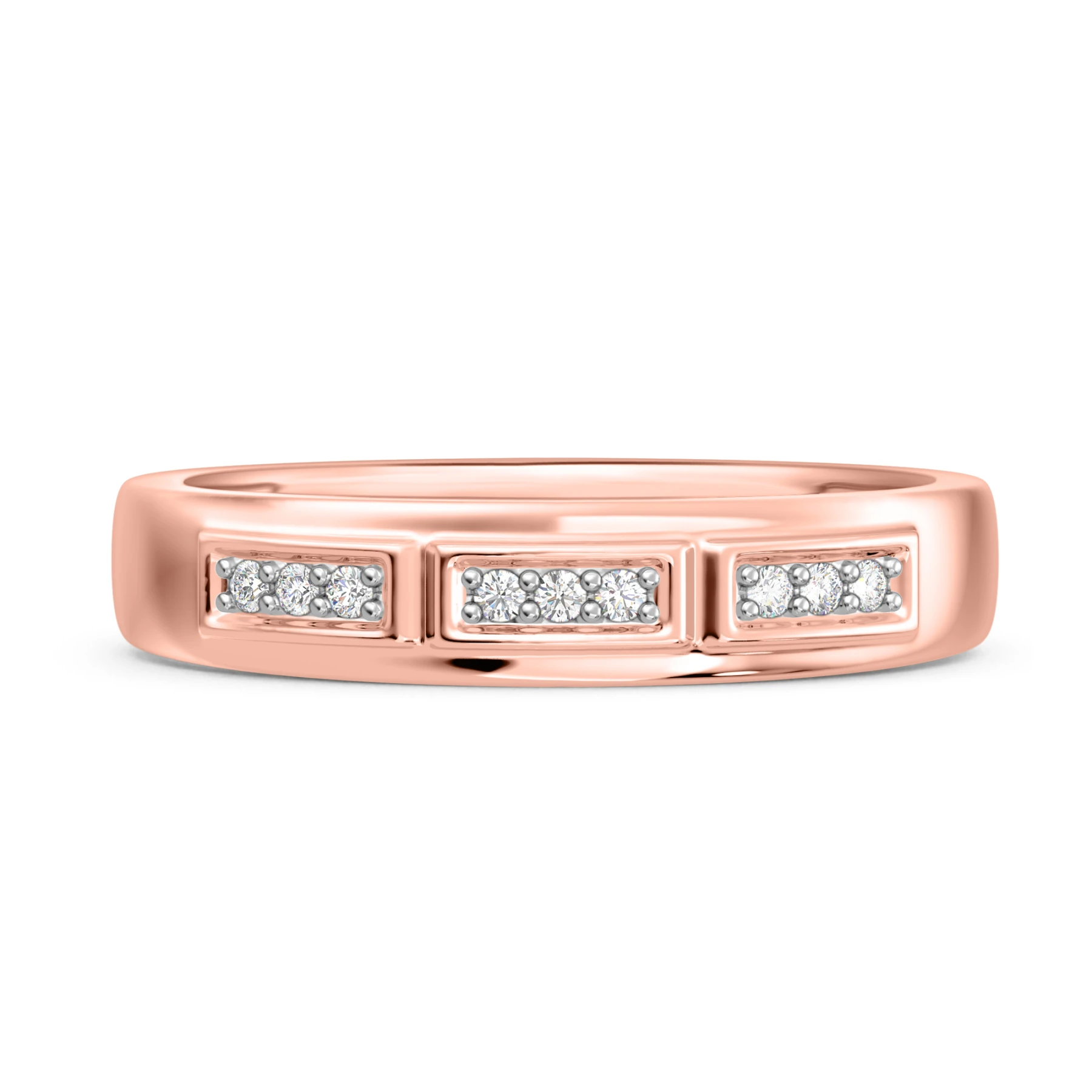 Alwin 1/10 ct tw. Lab Grown Diamonds Mens Band