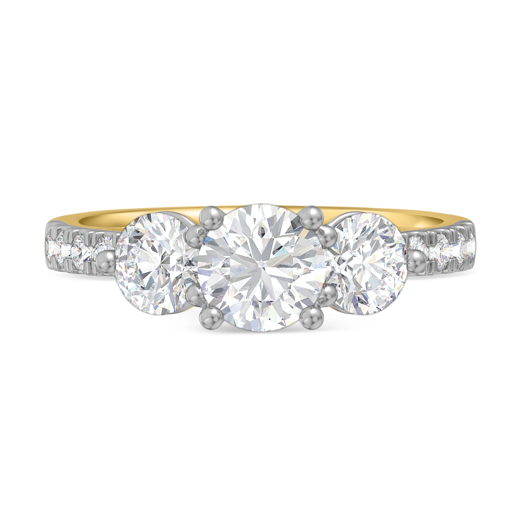 Darlene 2 ct tw. Lab Grown Diamond Round Solitaire Engagement Ring - view 1