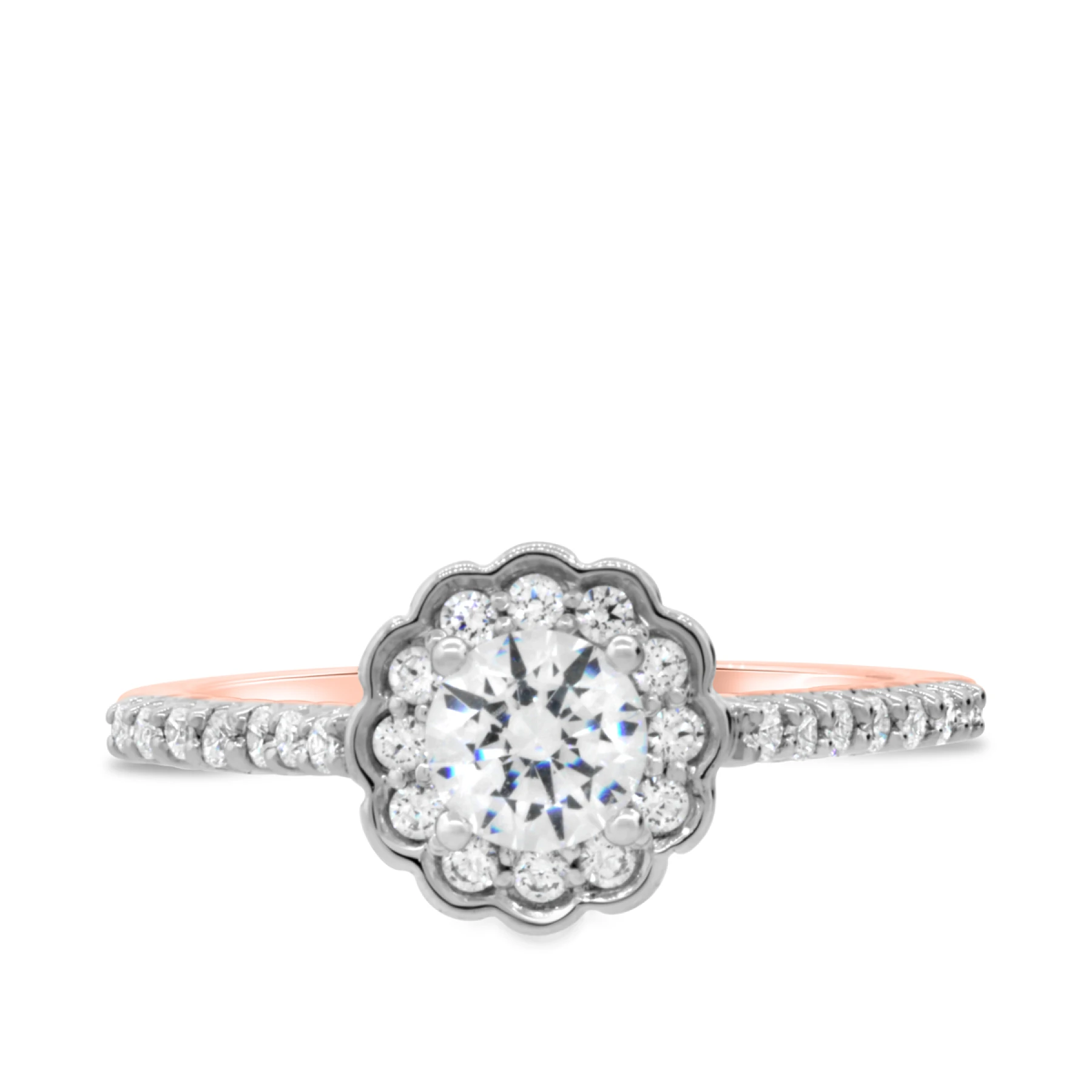 Bree 3/4 ct tw. Lab Grown Diamond Round Solitaire Engagement Ring - view 1