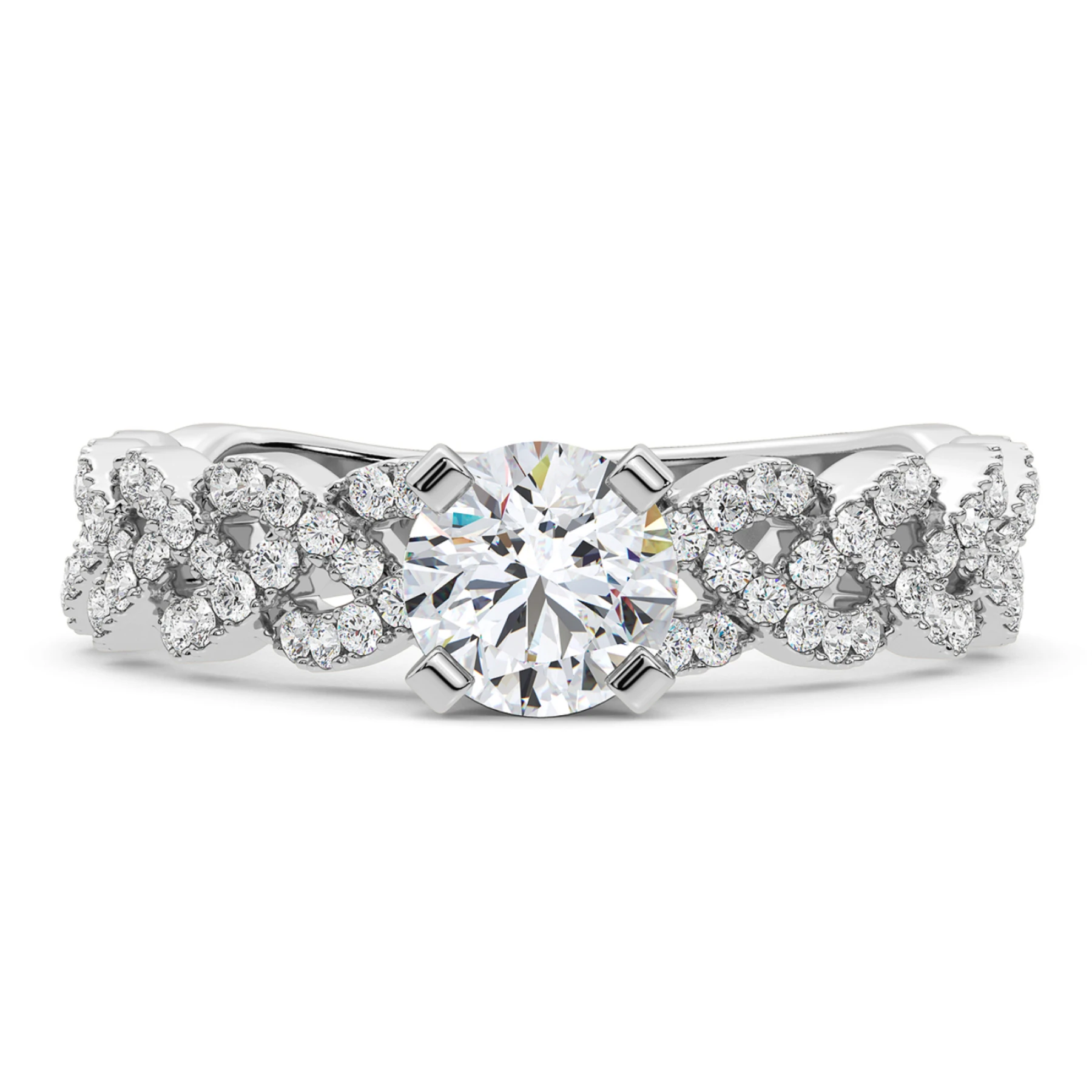 Imara 1 3/8 ct tw. Lab Grown Diamond Round Solitaire Engagement Ring 950 - view 1