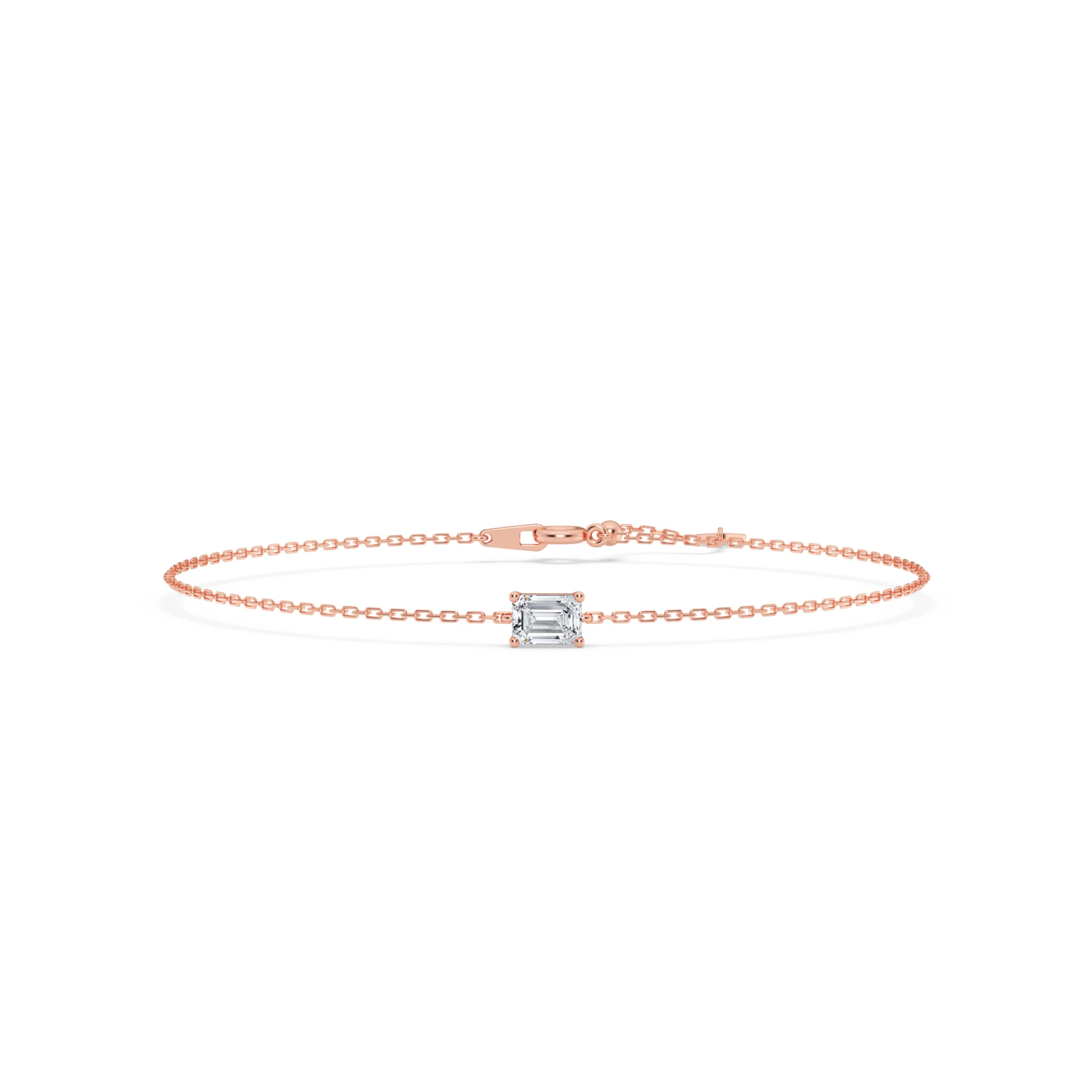 Ansel 1/2 CT. T.W. Lab Grown Diamond Emerald Solitaire Bracelet