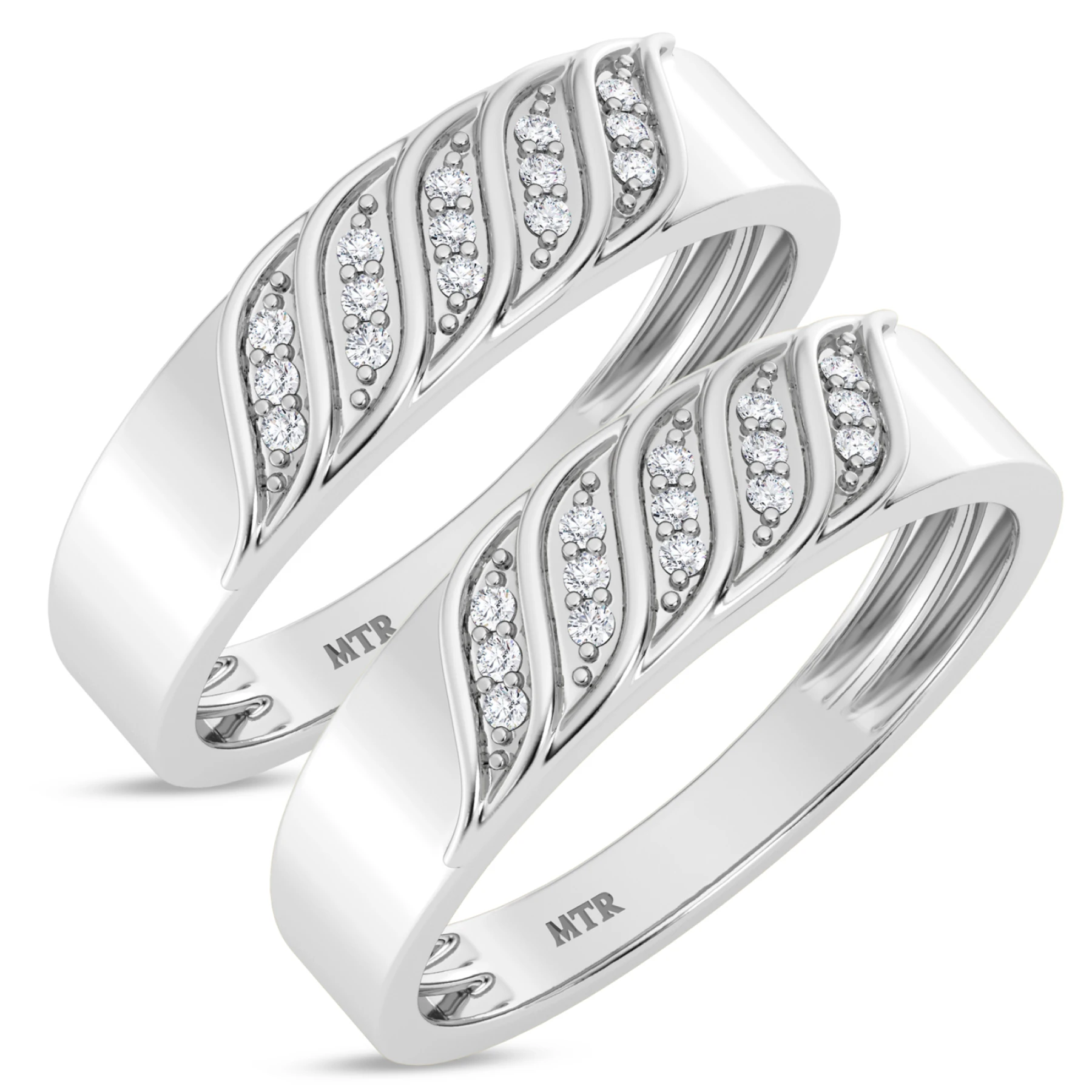 Isidor 1/8 ct tw. Same Sex Mens Band Set