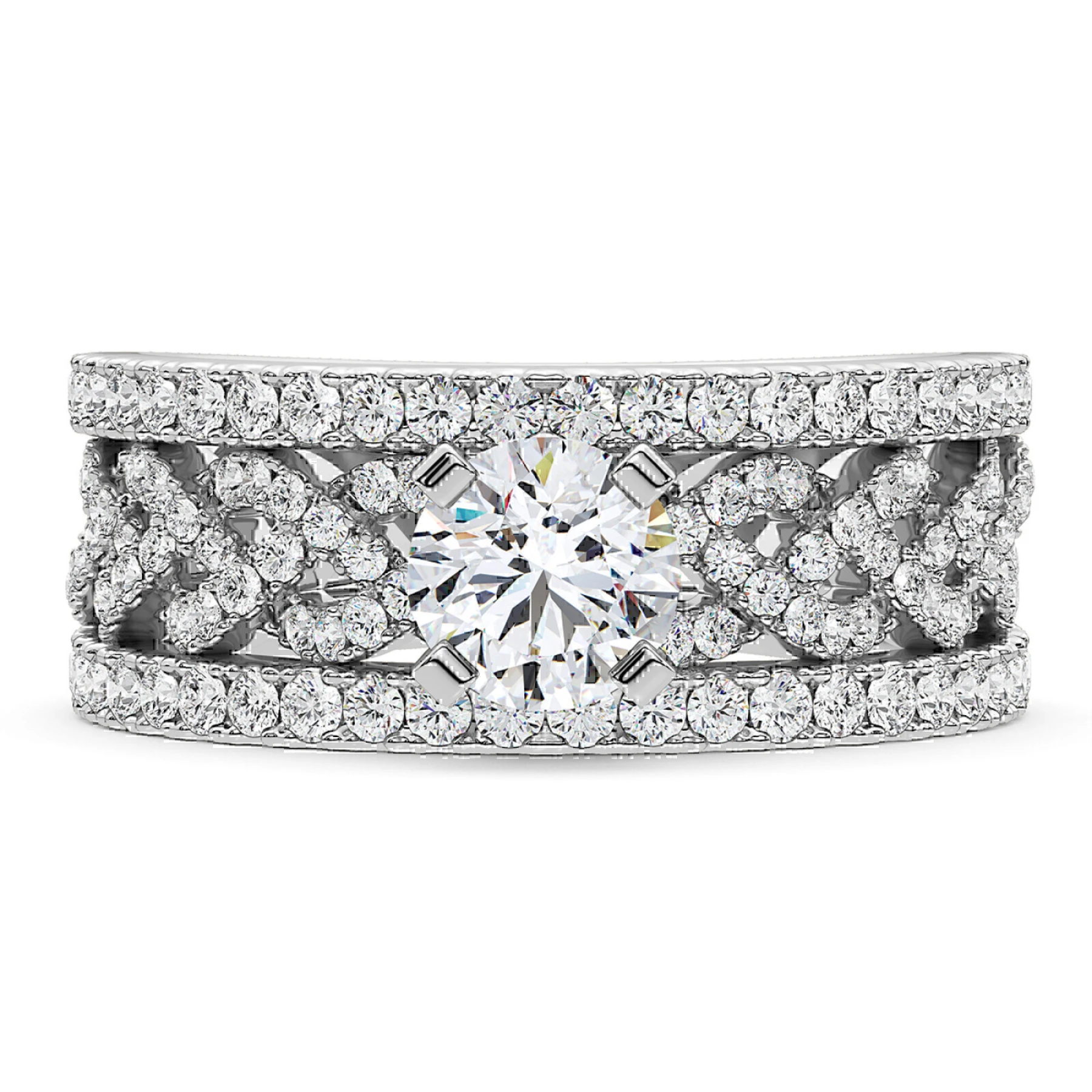 Imara 2 1/2 ct tw. Lab Grown Diamond Round Solitaire Bridal Set 950 - view 1