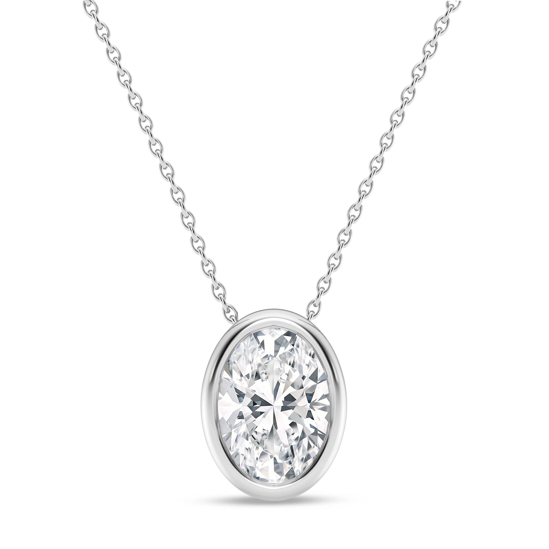 Mellen 1 Carat T.W. Lab Grown Diamond Solitaire Pendant