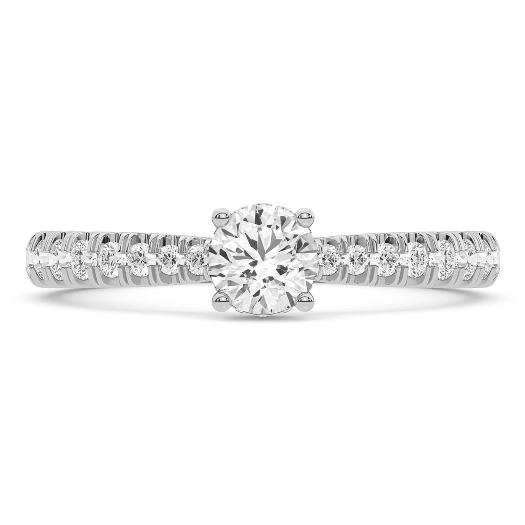 Nero 1 1/3 ct tw. Lab Grown Diamond Round Solitaire Engagement Ring 950 - view 1