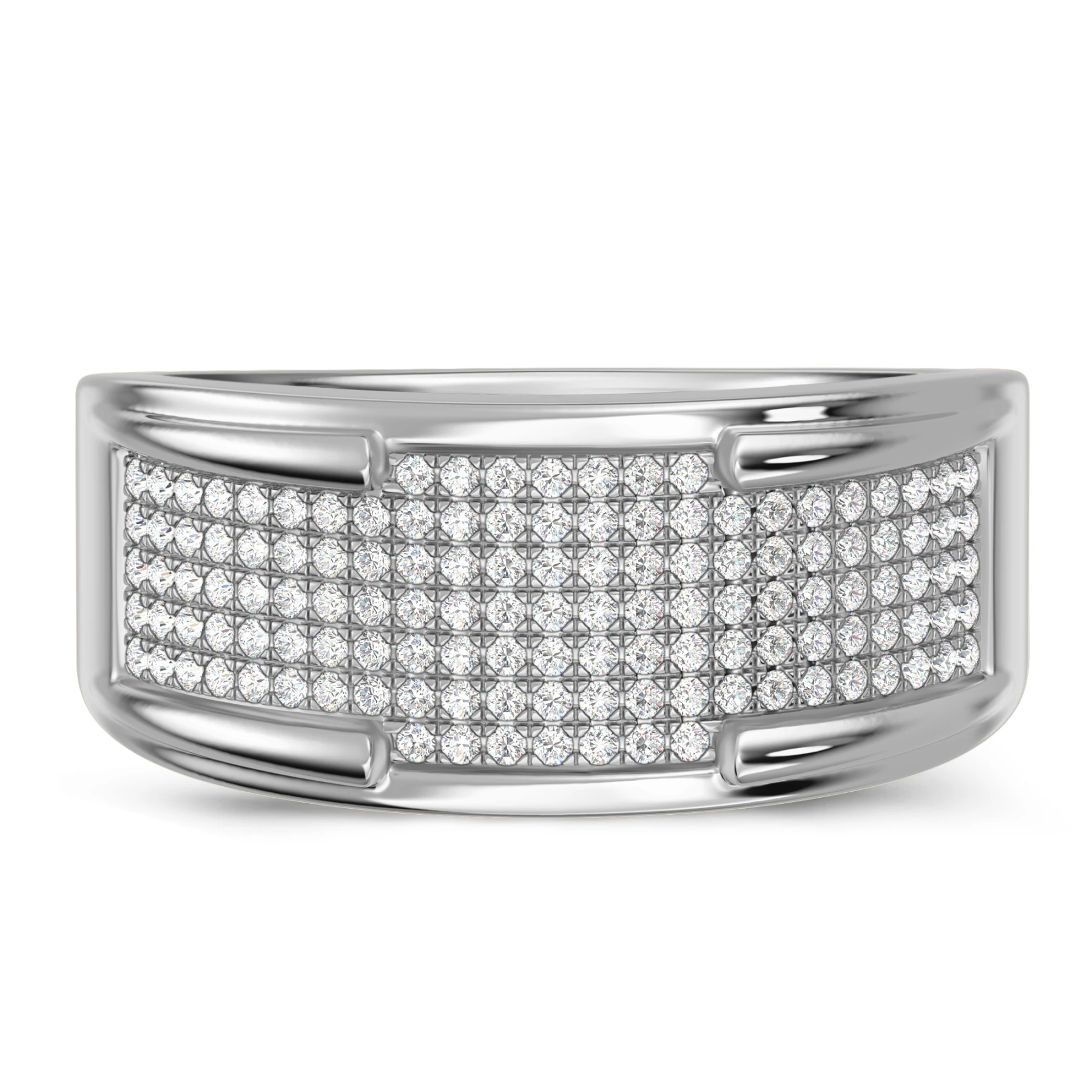 Affy 1/2 ct tw. Lab Grown Diamonds Mens Band