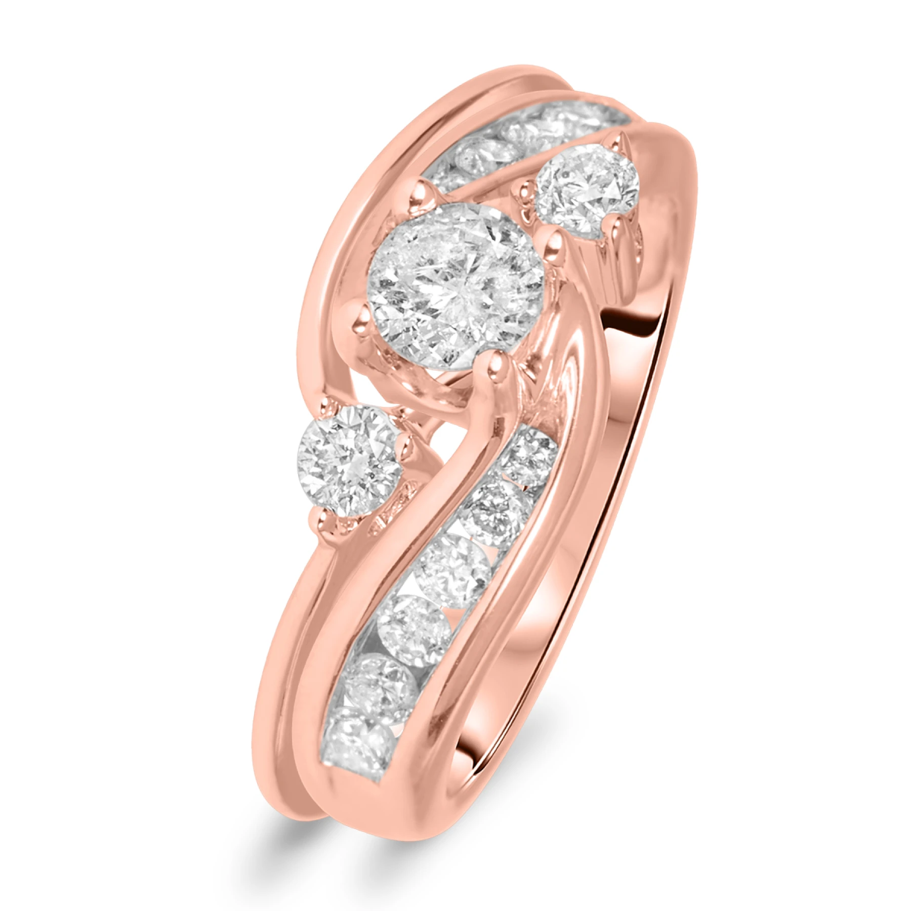 Lanie 1 Carat T.W. Diamond Round Solitaire Bridal Set - view 1