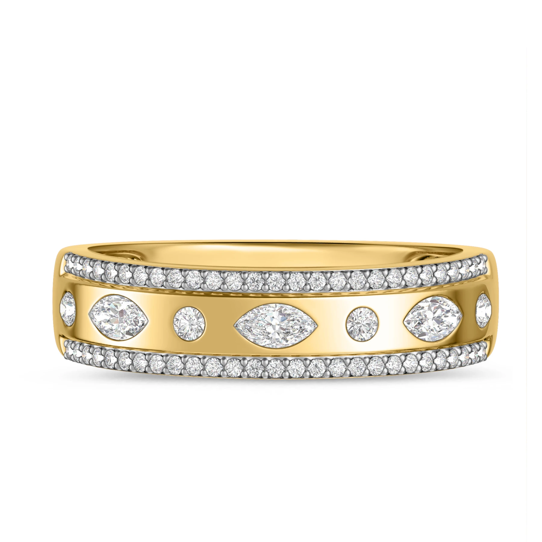 Stacy 5/8 ct tw. Lab Grown Diamonds Mens Band
