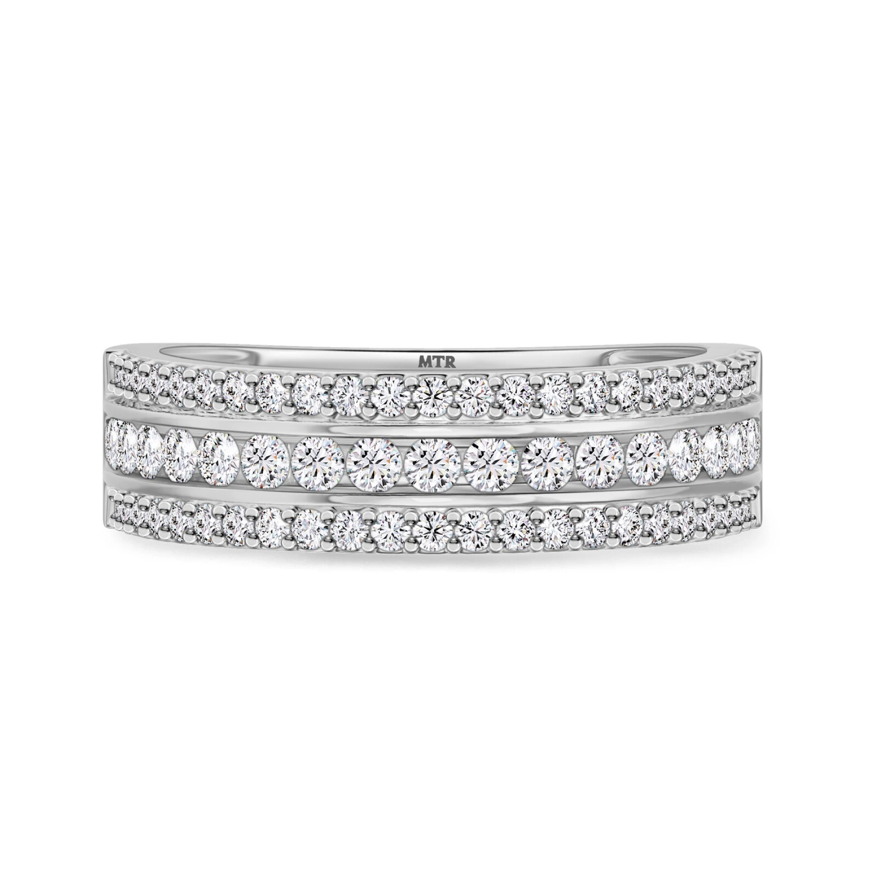 Jemma 1 ct tw. Lab Grown Diamonds Mens Band Vermeil