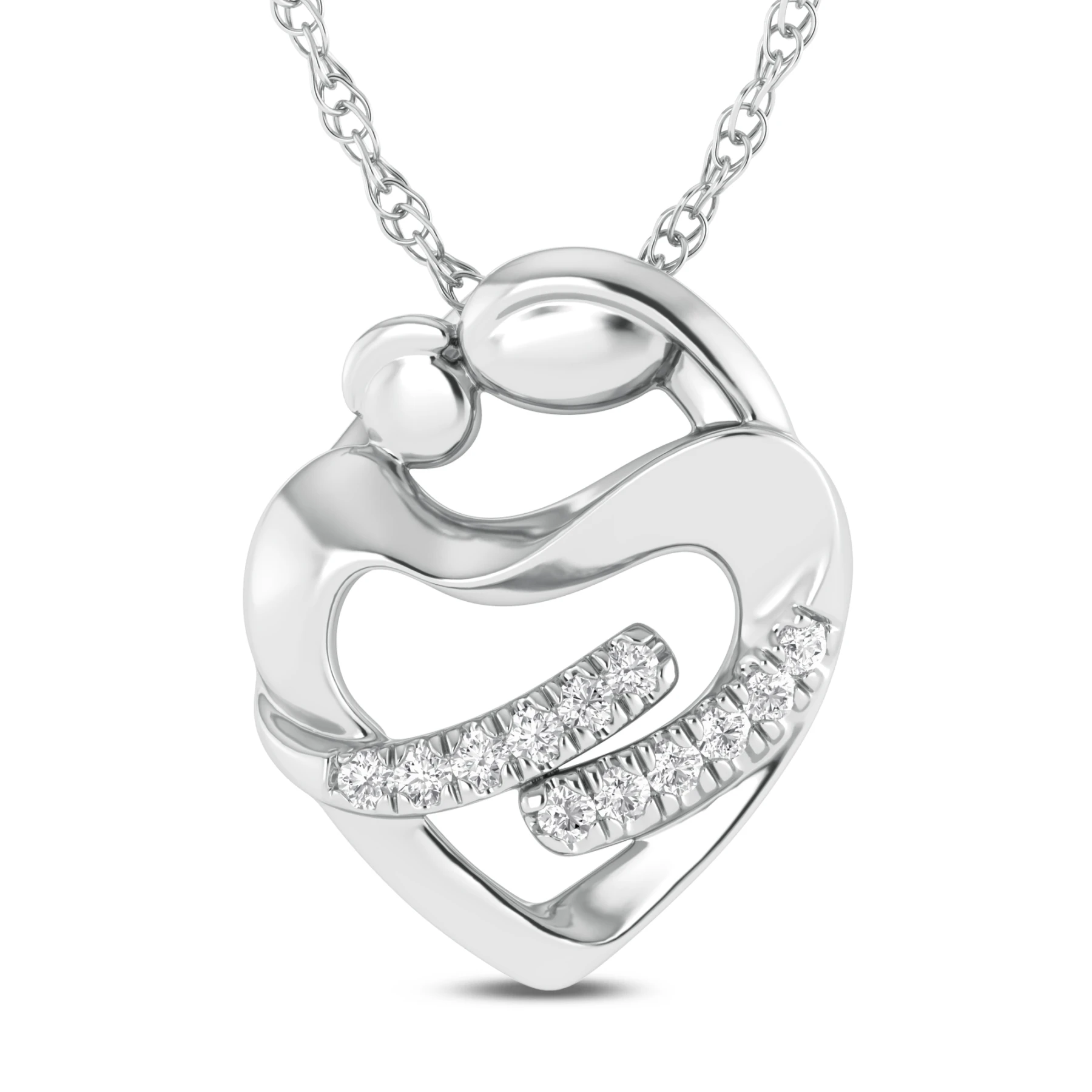 Ash 1/10 Carat T.W. Lab Grown Diamond Pendant