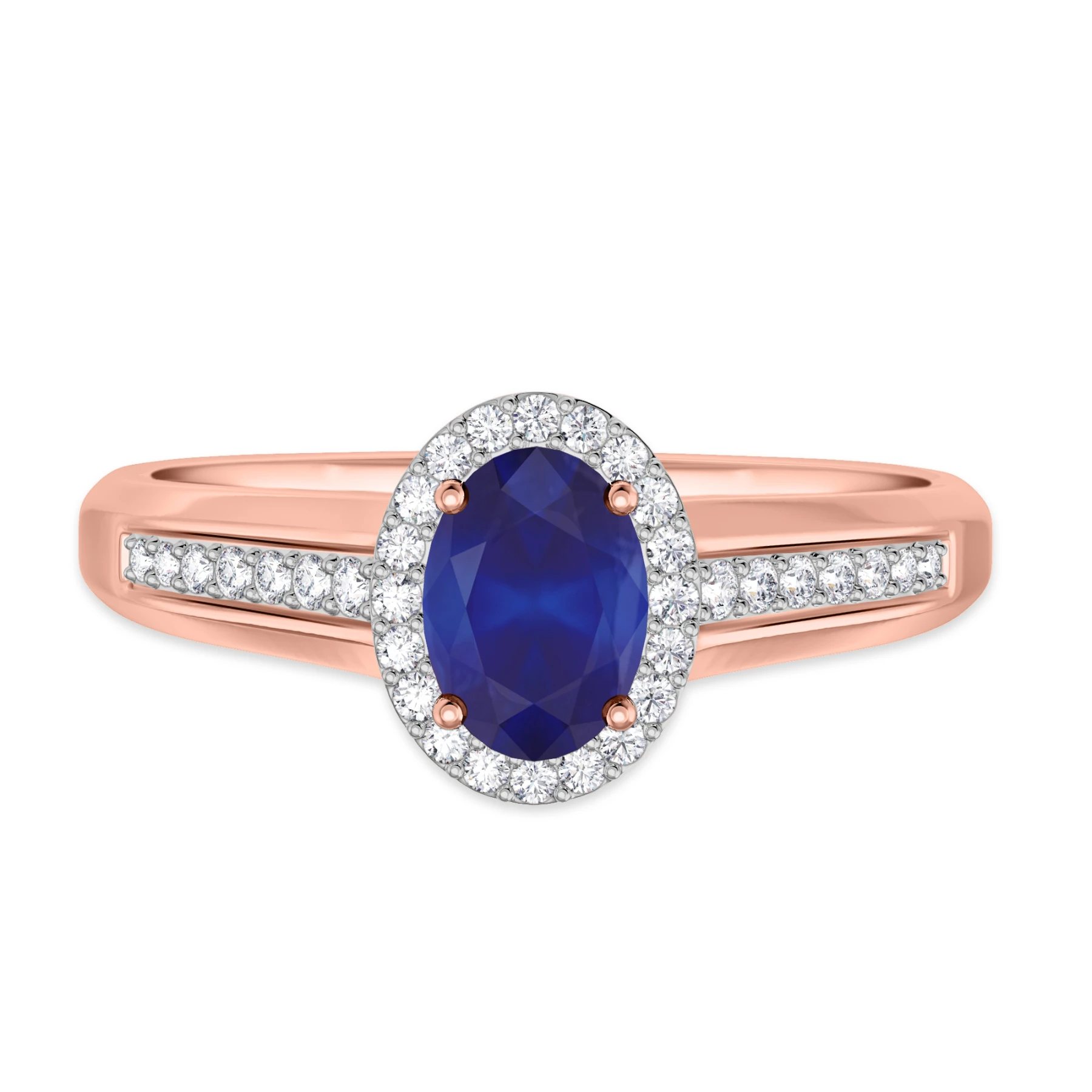 Chrisoula 7/8 CT. T.W. Sapphire and diamond Engagement Ring - view 1