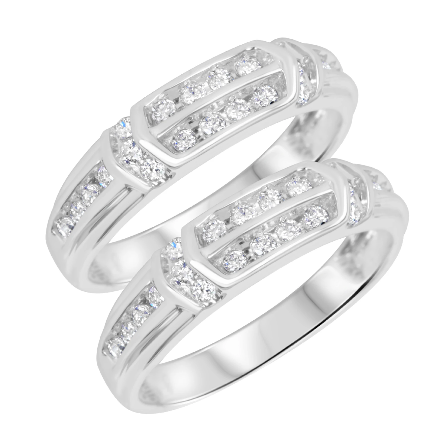 Bexley 1/2 ct tw. Diamond Same Sex Ladies Band Set - view 1