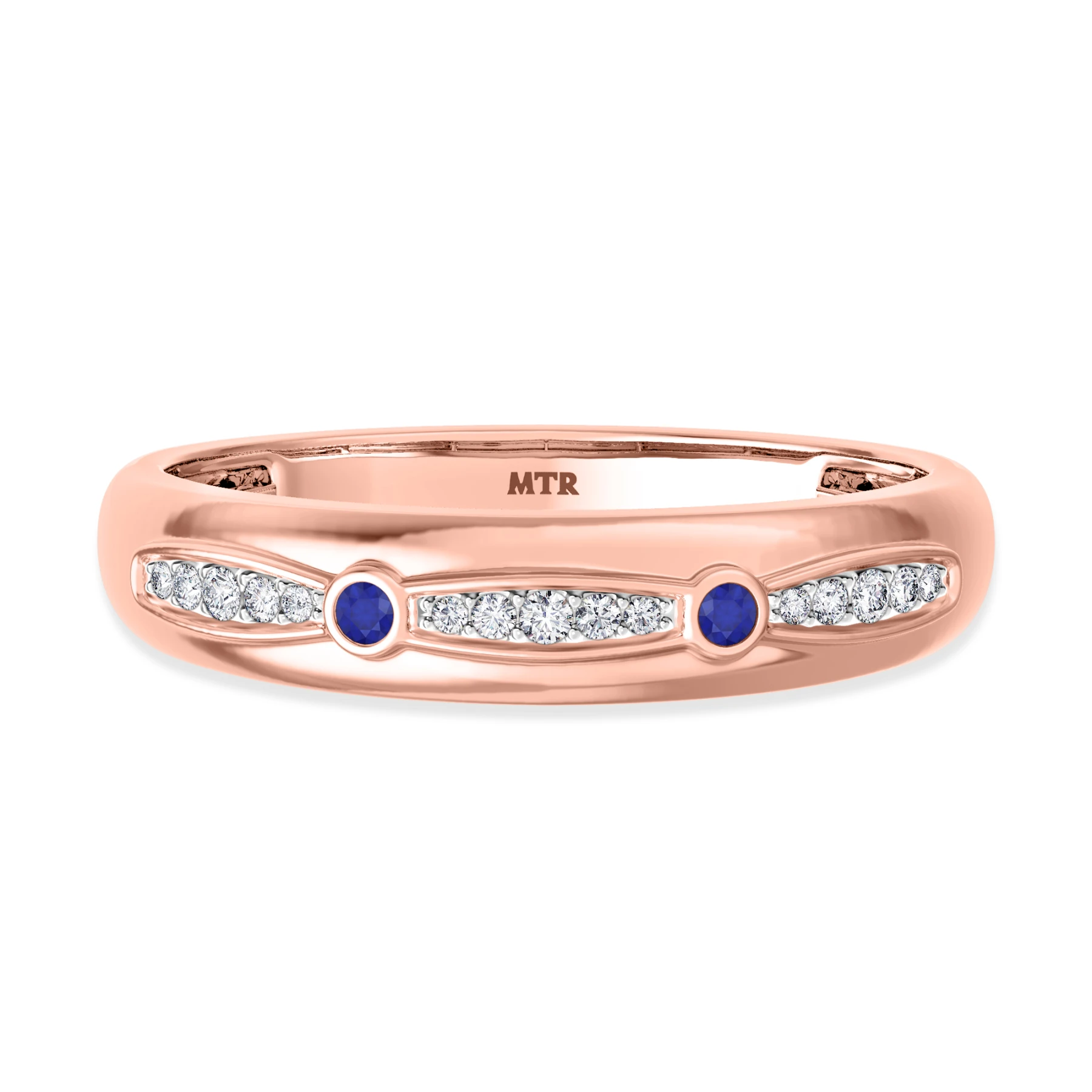 Ixora 1/7 CT. T.W. and Diamond Mens Wedding Band