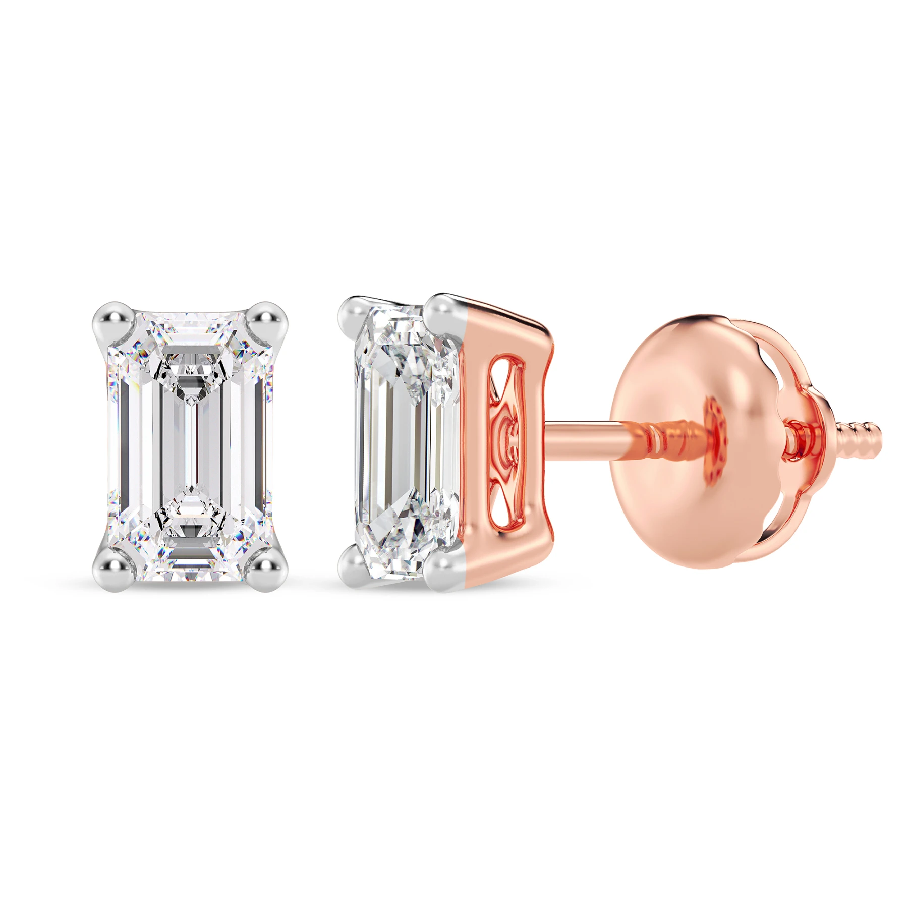 Jena 1/2 CT. T.W. Lab Grown Diamond Solitaire Earring