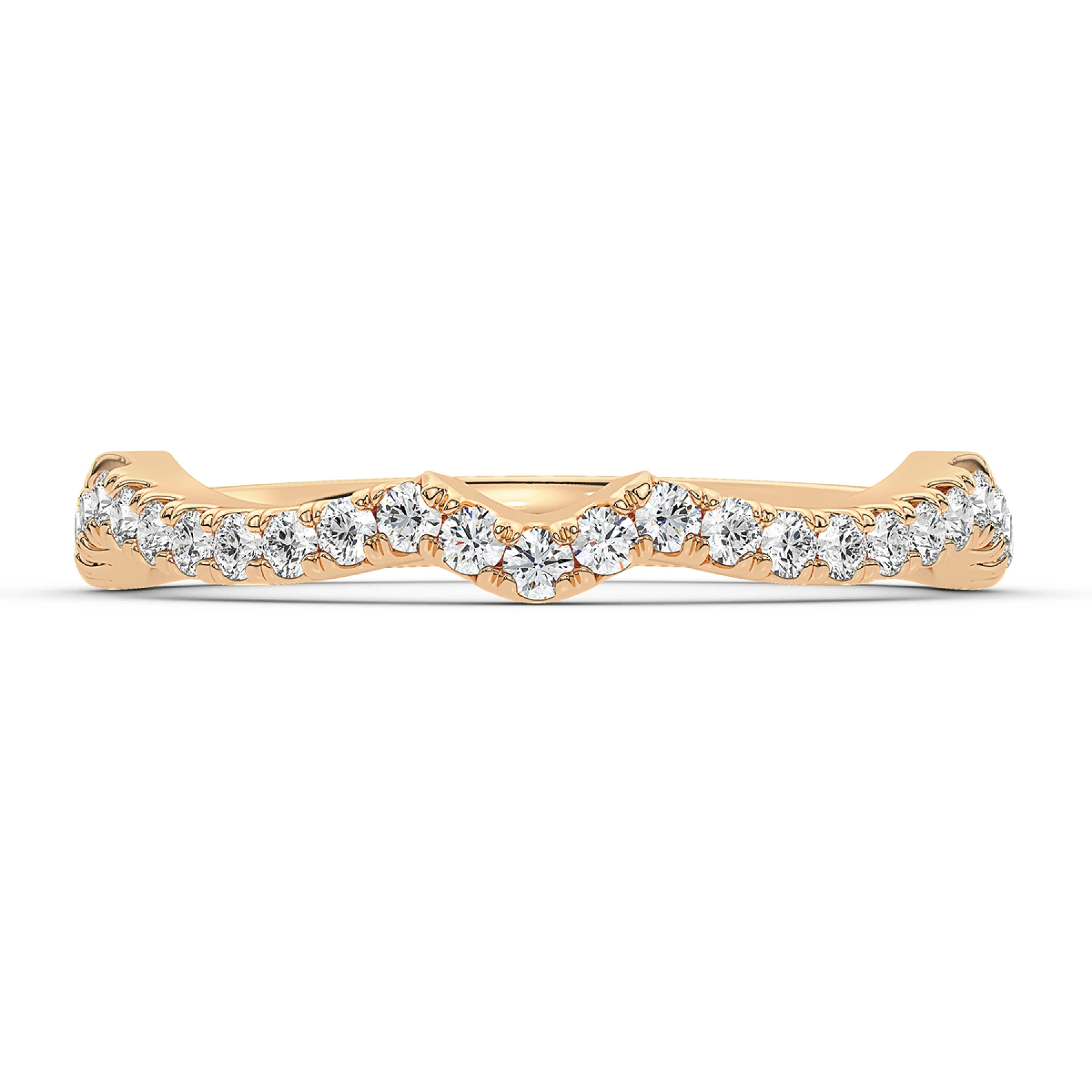 Aziel 3/8 ct tw. Lab Grown Diamond Ladies Band - view 1