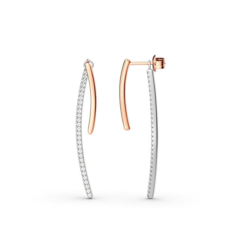 Juelvia Magic Curve Drop Earrings