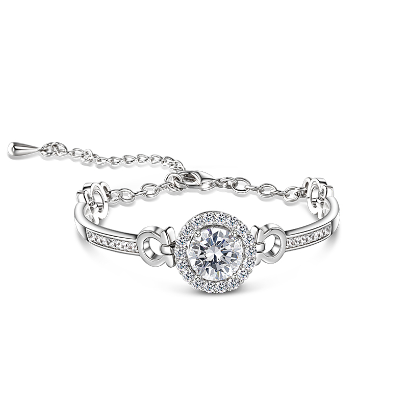 Classic Halo Design Bracelet