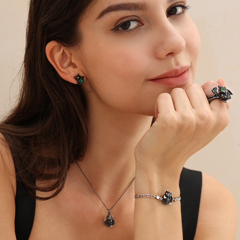 Green Heart Earrings Juelvia US
