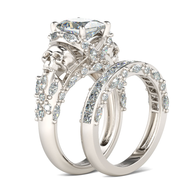 Princess Cut Sterling Silver