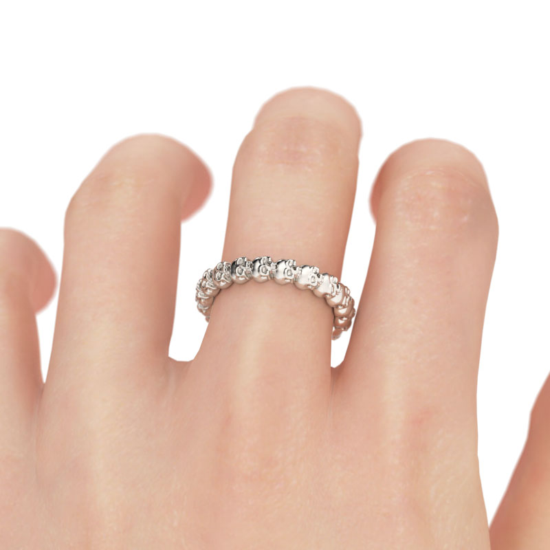 Simple Circle Sterling Silver – view 4