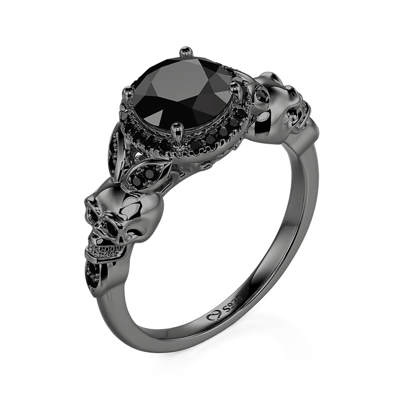 Gothic Engagement Ring - view 1