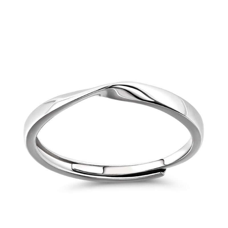 Mobius Sterling Silver Women's Band
