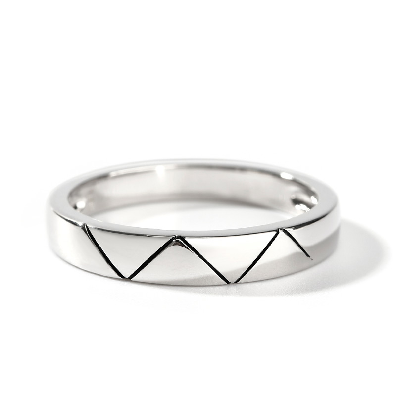 Classic Design Sterling Silver Men's Band