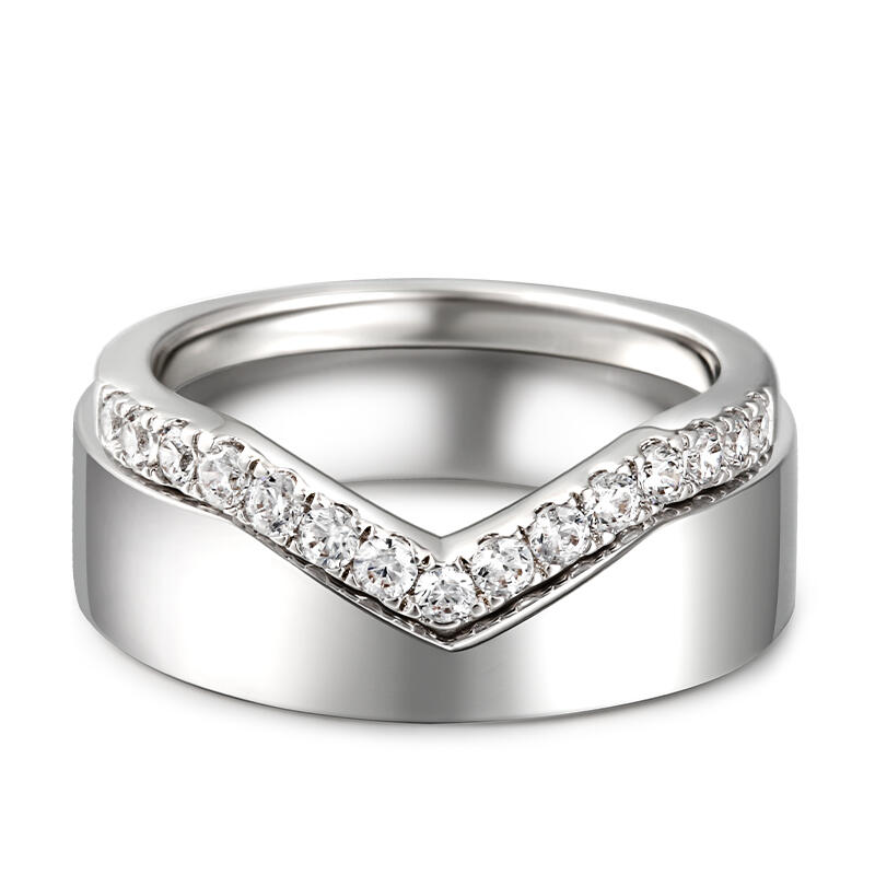 Juelvia "Limitless Love" Sterling Silver Couple Rings