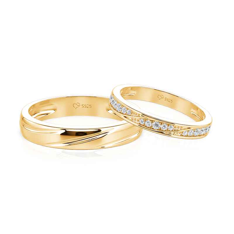 Gold Couple Rings - view 1