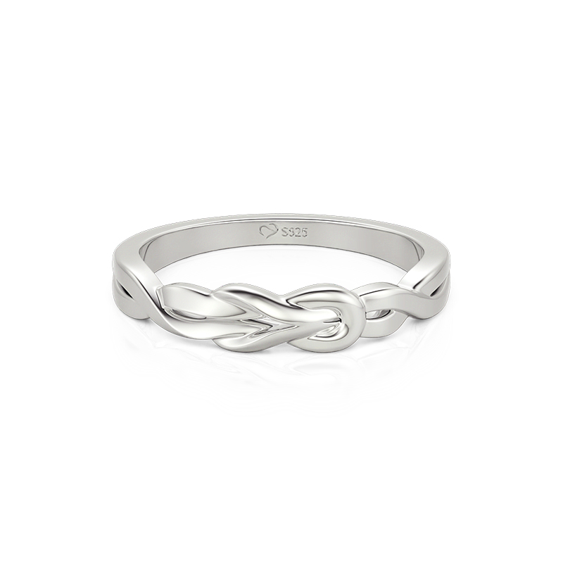 Silver Wedding Ring - view 1