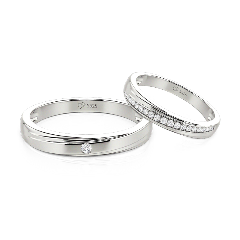 Custom Couple Rings - view 1