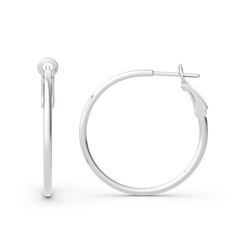 Classic Sterling Silver Hoop Earrings