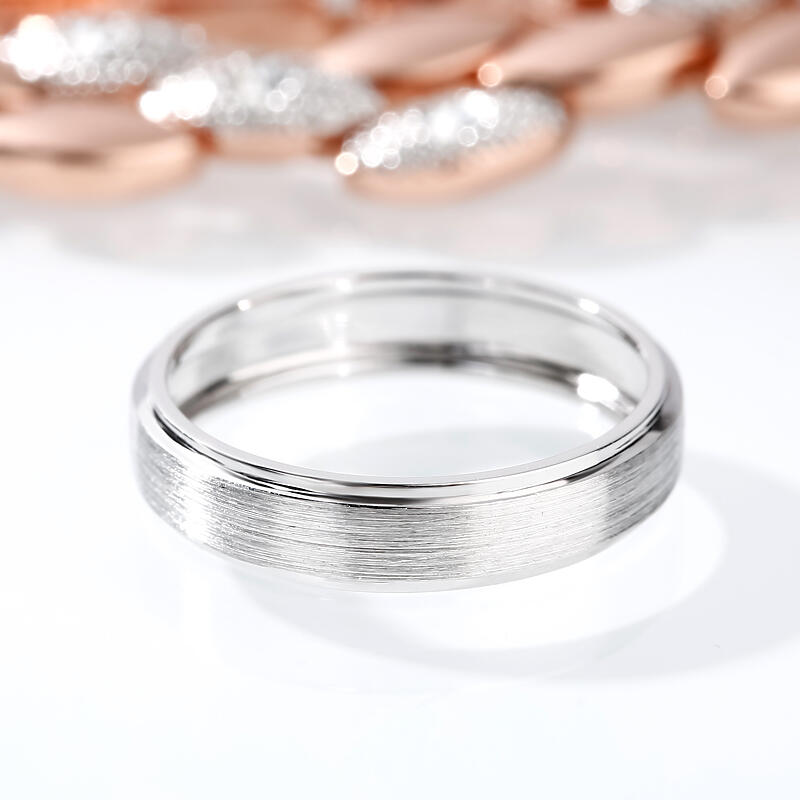 White Gold Wedding Ring Juelvia US