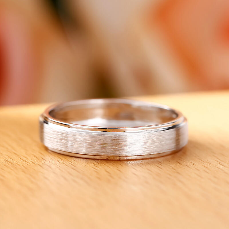 White Gold Wedding Ring Juelvia US
