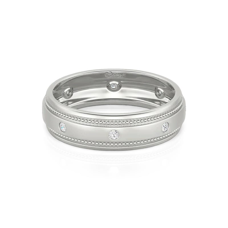 10K/14K/18K Gold Platinum Men's Band